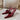 Lyle Deep Rouge Patent Slingback Heel- frontal right side view