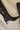 Huda Black Knee High Stiletto Boot- close up inside view