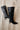 Huda Black Knee High Stiletto Boot- full frontal side view