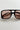 Kennedy Sunglasses in Black & Brown - flat lay - close front view