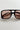 Kennedy Sunglasses in Black & Brown - flat lay - close front view