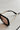 Kennedy Sunglasses in Black & Brown - flat lay - close up  side view
