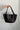 Delilah Black Leather Tote Bag- front view