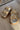 Dolce Vita Soya Gold Distressed Leather Sandal- front view