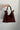 Sophia Dark Brown Suede & Studs Tote- front view