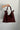 Sophia Dark Brown Suede & Studs Tote- front view