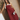 Jayla Burgundy & Cream Midi Dress - full body front view