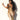 Full body view of female model wearing the Franceska Taupe Ombre Satin Midi Dress which features Brown Ombre Satin Fabric, Midi Length, Sleeveless, Black Thigh Length Lining and Cowl Neckline 