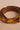 Kylie Brown Suede Scalloped Medallion Belt - flat lay top view