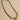 Kennedy Gold Chain Adjustable Necklace- close up front view