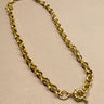 Kennedy Gold Chain Adjustable Necklace- close up front view