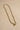 Aria Gold Ribbed Chain Lariat Necklace- front view