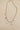 Grace Ivory & Gold Charm Necklace- front top view
