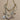 Sophia Pink Multi Charm Layered Necklace- front view