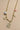 Alice Pink & Gold Charm Chain Necklace- close up view