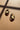 Hattie Black & Gold Scooped Hoop & Pearl Earrings - flat lay top view