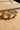 Natasha Gold Dipped Stone Ring - flat lay front view