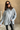 Blakely Dusty Blue Hoodie Sweatshirt- close up front view