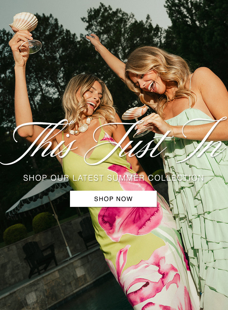 models wearing new summer dresses