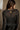 Thea Black & Silver Long Sleeve Top - close up back view