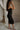 Halle Strapless Midi Dress - Black - Full body side  view