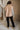 Leland Sherpa Button Snap-Up Vest-beige- full body back view