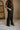 Mara Hunter Green Metallic Pant- frontal side view