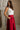 Aurora Crimson Red Midi Skirt-side view