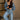 Lainey Cropped Shrug - blue - full body front view