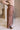 Emma Washed Brown Lounge Cargo Pants- full body side view