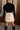 Jemma Ivory Shearling Mini Skirt - back view