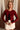 Drea Burgundy Mesh Floral Cardigan - front 