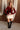 Drea Burgundy Mesh Floral Cardigan - full body front view