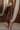 Fallon Brown Faux Fur Jacket - full body side view 