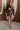 Fallon Brown Faux Fur Jacket - full front view 
