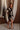 Romi Black & Taupe Floral Mini Dress - full body side view