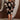 Romi Black & Taupe Floral Mini Dress - full body front view