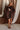 Fallon Brown Faux Fur Jacket - full body front view 