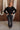 Leena Black Long Sleeve Sweater - front view