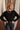 Leena Black Long Sleeve Sweater - close front view