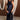Irina Navy Halter Satin Maxi Dress - full body front view