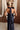 Irina Navy Halter Satin Maxi Dress - back view