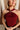 Blaire Burgundy & Gold Criss-Cross Tank- top front view