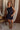 Lennon Navy Blue Suede Mini Dress- full body view