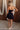 Celina Navy Blue Strapless Mini Dress- back view