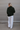 Lena Hunter Green Quarter Button-Up Sweatshirt- full body back view