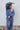 Ragan Navy Waffle Knit Pullover Sweatshirt - front 
