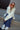 Esther Cream Multi Floral Sherpa Jacket - sitting view