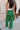 Hadley Green Wide Leg Pants- close up back view