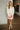Alora Cream Back Bow Long Puff Sleeve Top- full body view